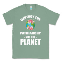 Sage Destroy the patriarchy not the planet Classic Tee - Bettercallsaul