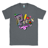 Charcoal Heather pre k Classic Tee - RanaPortraitStore