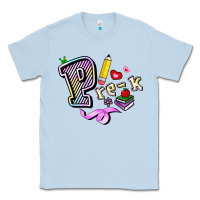 Dusty Blue pre k Classic Tee - RanaPortraitStore