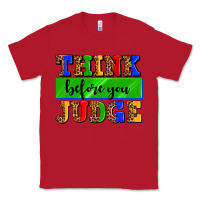 Red think before you judge Classic Tee - AdoDesignShop