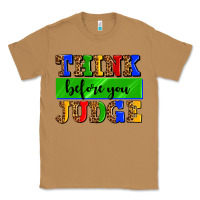 Toasted Coconut think before you judge Classic Tee - AdoDesignShop