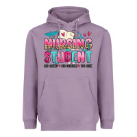 Lavender nursing student no sleep no money no life Heavyweight Hoodie - MaliasSmallBusiness