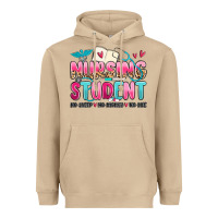 Mushroom nursing student no sleep no money no life Heavyweight Hoodie - MaliasSmallBusiness