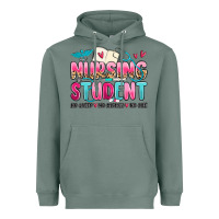 Sage nursing student no sleep no money no life Heavyweight Hoodie - MaliasSmallBusiness