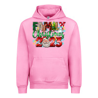 Fuchsia Pink family christmas 2023 Urban Hoodie - texasbilliewilder