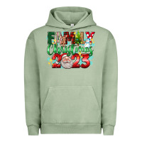 Pigment Oil Green family christmas 2023 Urban Hoodie - texasbilliewilder