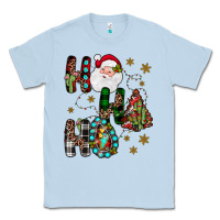 Dusty Blue ho ho ho Classic Tee - JahusDesignShop