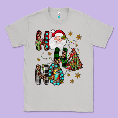 Ho Ho Ho Classic Tee Designed By Jahusdesignshop