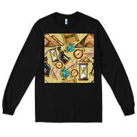 Black history seamless pattern Long Sleeve Tee - BundleAndBundleShop