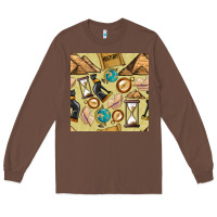 Chestnut history seamless pattern Long Sleeve Tee - BundleAndBundleShop