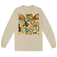 Mushroom history seamless pattern Long Sleeve Tee - BundleAndBundleShop
