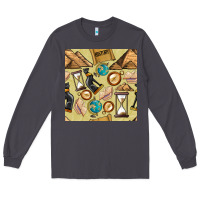 Smoke history seamless pattern Long Sleeve Tee - BundleAndBundleShop