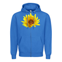 True Royal Maximillian Perennial Sunflower Zipper Hoodie - LillyAllenDesigns