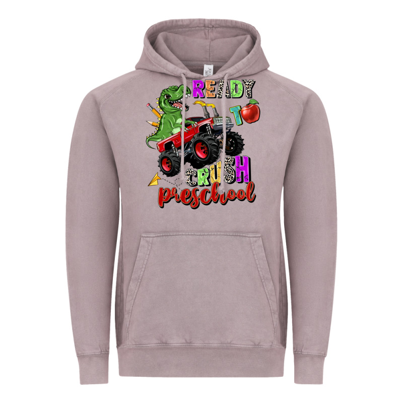Ready To Crush Preschool Vintage Hoodie by Zillion Design Studio | Teevron