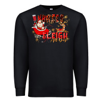 Black nurses sleigh all day Premium Sweatshirt - MaliasSmallBusiness
