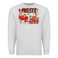 Dove Grey nurses sleigh all day Premium Sweatshirt - MaliasSmallBusiness