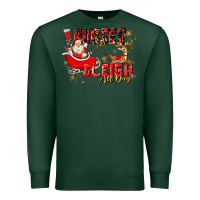 Sports Green nurses sleigh all day Premium Sweatshirt - MaliasSmallBusiness