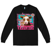 Black be my valentine with guarnsey Long Sleeve Tee - AdoDesignShop