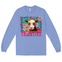 Colony Blue be my valentine with guarnsey Long Sleeve Tee - AdoDesignShop