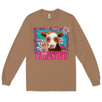 Toasted Coconut be my valentine with guarnsey Long Sleeve Tee - AdoDesignShop