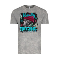 Cloud Rock literally freezing skull Vintage Tee - FaDigitalArtStudio