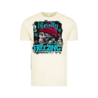 Vintage Arctic literally freezing skull Vintage Tee - FaDigitalArtStudio