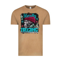Vintage Camel literally freezing skull Vintage Tee - FaDigitalArtStudio