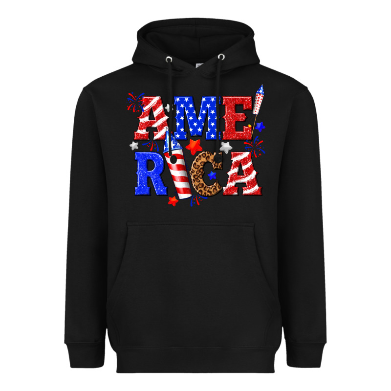America Heavyweight Hoodie by NancyCooperArtShop | Teevron