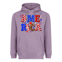 Lavender America Heavyweight Hoodie - NancyCooperArtShop