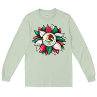 Matcha sunflower mexican flag Long Sleeve Tee - JahusDesignShop