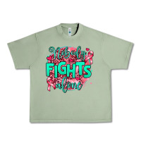 Oil Green nobody fights alone Urban Heavy Tee - AdoDesignShop