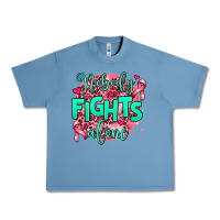 Pebble Blue nobody fights alone Urban Heavy Tee - AdoDesignShop