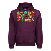 Mauve Wine christmas head start Urban Hoodie - texasbilliewilder