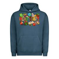 Pigment Midnight Navy christmas head start Urban Hoodie - texasbilliewilder