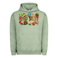 Pigment Oil Green christmas head start Urban Hoodie - texasbilliewilder