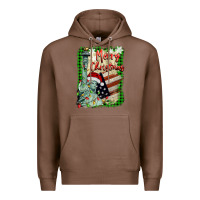 Chestnut merry christmas  statue of liberty Premium Hoodie - BarkalooDesign