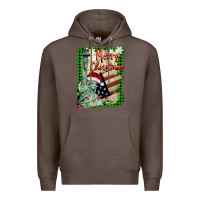 Coffee merry christmas  statue of liberty Premium Hoodie - BarkalooDesign
