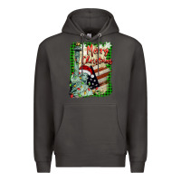 Smoke merry christmas  statue of liberty Premium Hoodie - BarkalooDesign