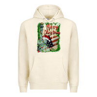 Tofu merry christmas  statue of liberty Premium Hoodie - BarkalooDesign