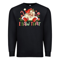 Black i saw that Premium Sweatshirt - MaliasSmallBusiness