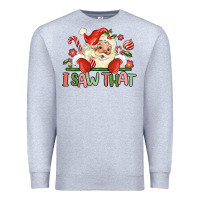Heather Grey i saw that Premium Sweatshirt - MaliasSmallBusiness