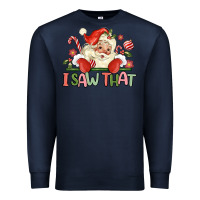 Navy i saw that Premium Sweatshirt - MaliasSmallBusiness