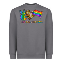 Storm peace love pride Heavyweight Sweatshirt - CowhideDigitalArt