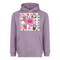 Lavender christmas vibes coffee Heavyweight Hoodie - MaliasSmallBusiness