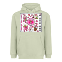 Matcha christmas vibes coffee Heavyweight Hoodie - MaliasSmallBusiness