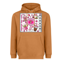 Meerkat christmas vibes coffee Heavyweight Hoodie - MaliasSmallBusiness