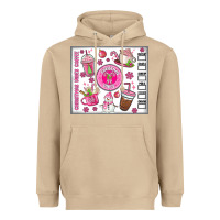 Mushroom christmas vibes coffee Heavyweight Hoodie - MaliasSmallBusiness