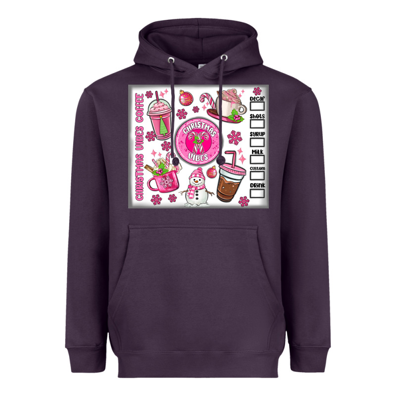 Christmas Vibes Coffee Heavyweight Hoodie by MaliasSmallBusiness | Teevron