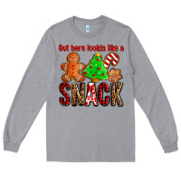 Heather Grey out here lookin like a snack ado Long Sleeve Tee - AdoDesignShop