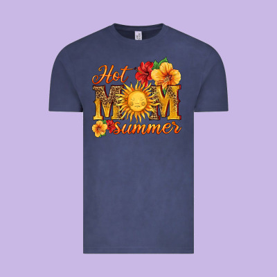 Hot Mom Summer Vintage Tee Designed By Hra Design Shop
